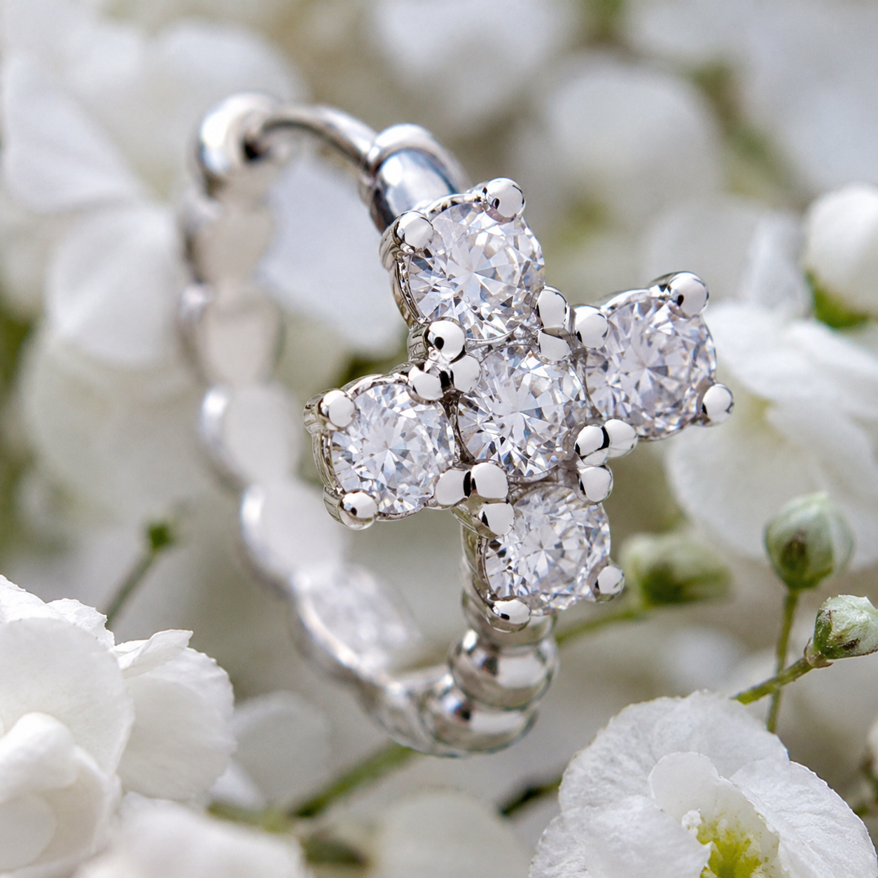 Aretes Cruz Celestial