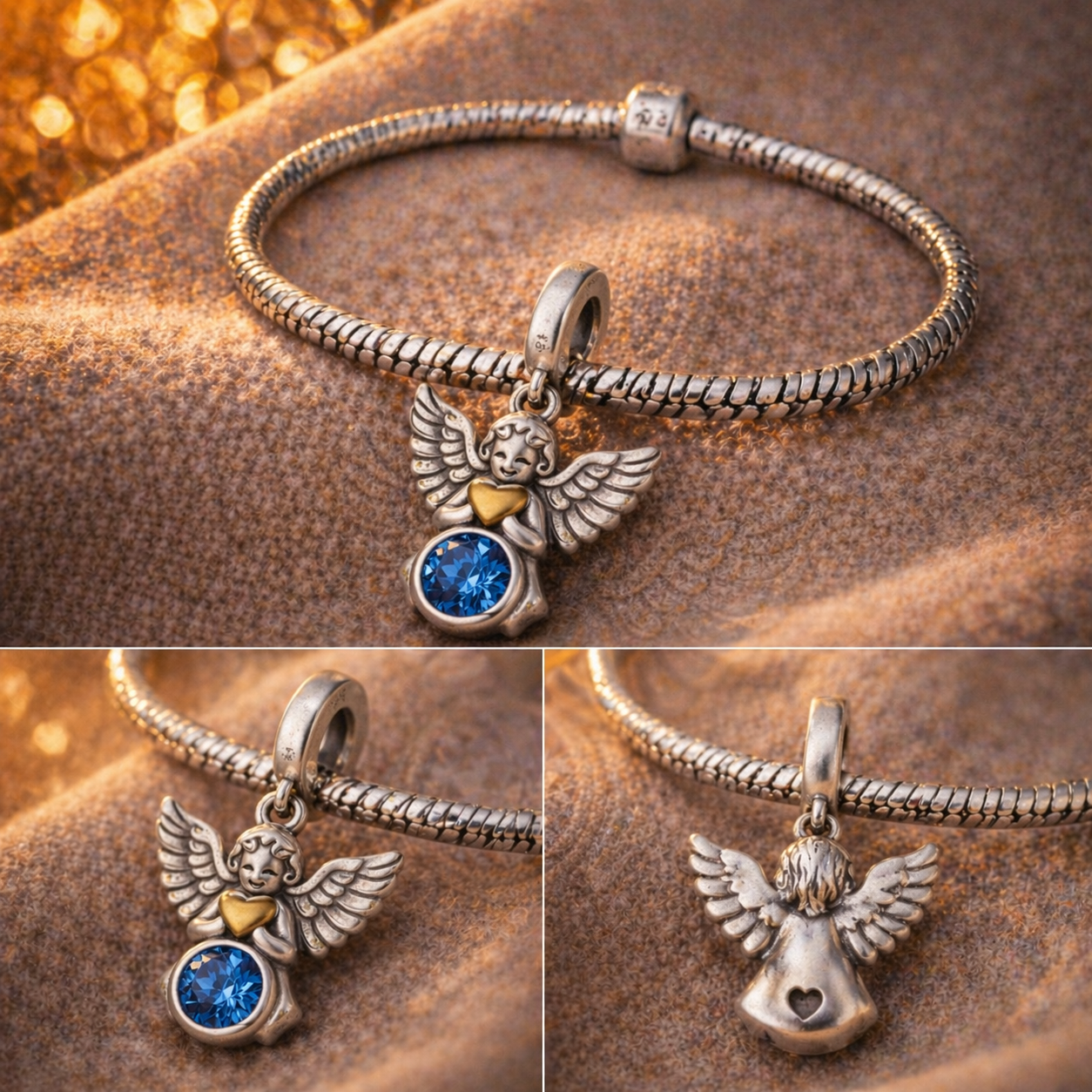 Dije Ángel Guardián de Luz — Plata 925