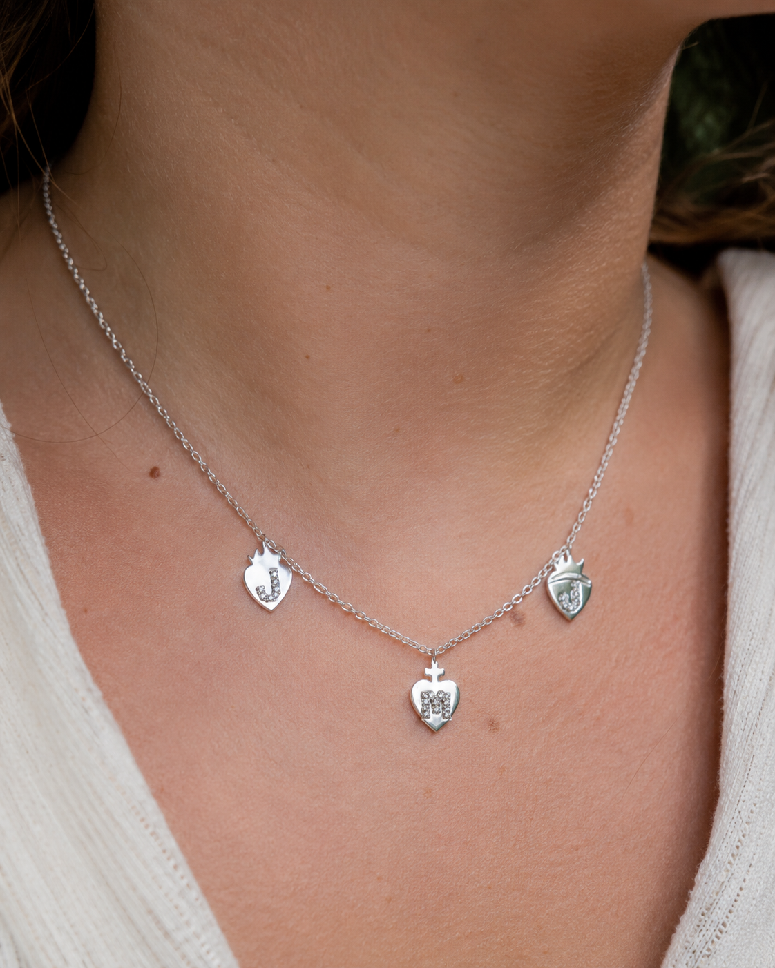 Collar Tres Corazones