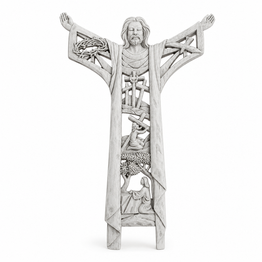 Cristo Resucitado de Pared — Símbolo de Victoria y Vida Eterna