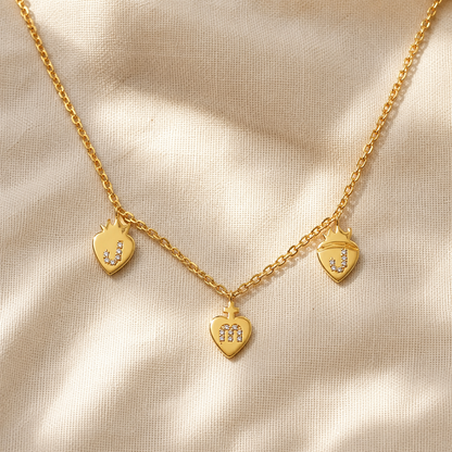 Collar Tres Corazones