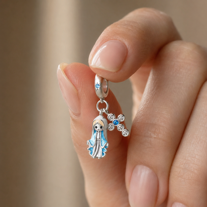 Dije Nuestra Señora de las Gracias — Plata 925