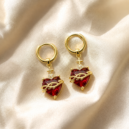 Aretes Sagrado Corazón