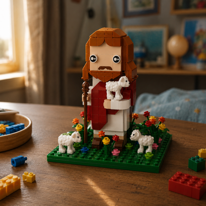 Lego Bíblico Jesús y las Ovejas — 324 Piezas