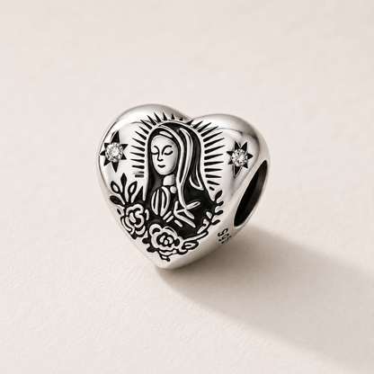Dije Virgen de Guadalupe Patrona — Plata 925