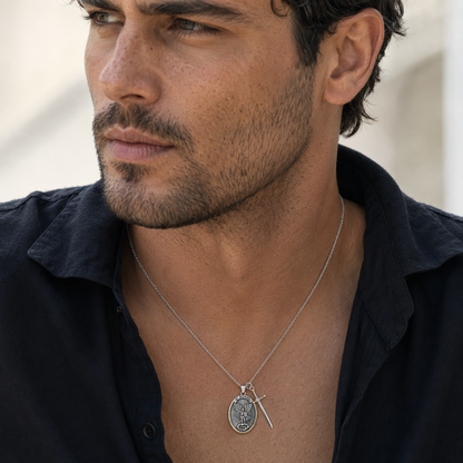 Collar San Miguel Arcángel — Protector Celestial