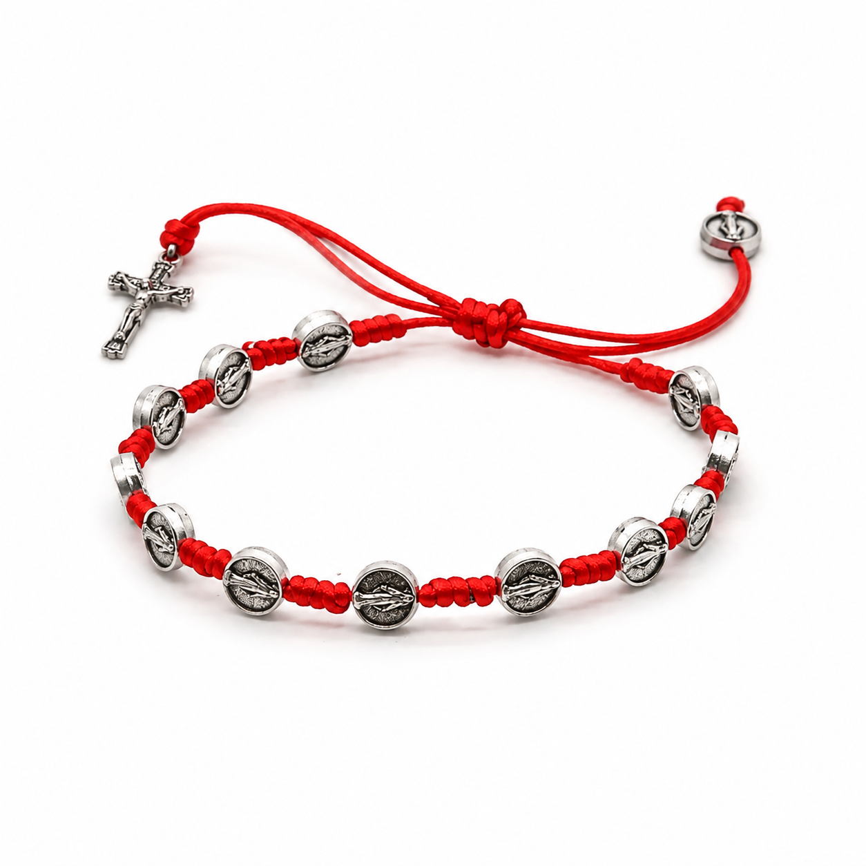 Pulsera San Benito de Protección Escarlata