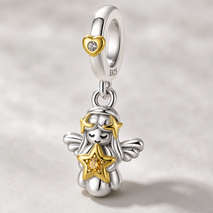 Dije Ángel Guardián Celestial — Plata 925