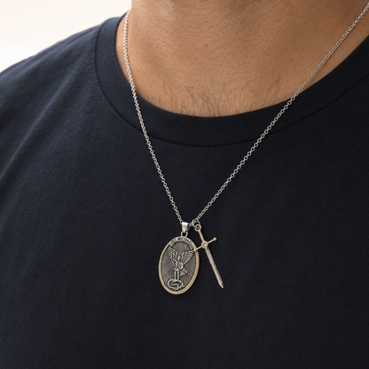 Collar San Miguel Arcángel — Protector Celestial