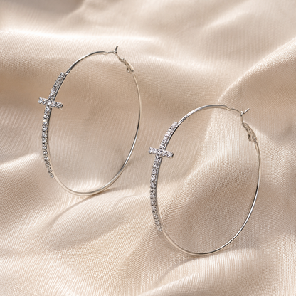 Aretes Cruz de Luz