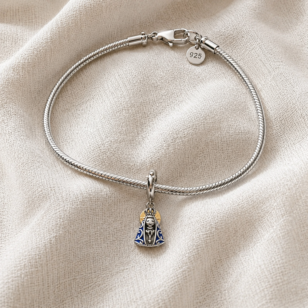 Dije Nuestra Señora Aparecida — Plata 925