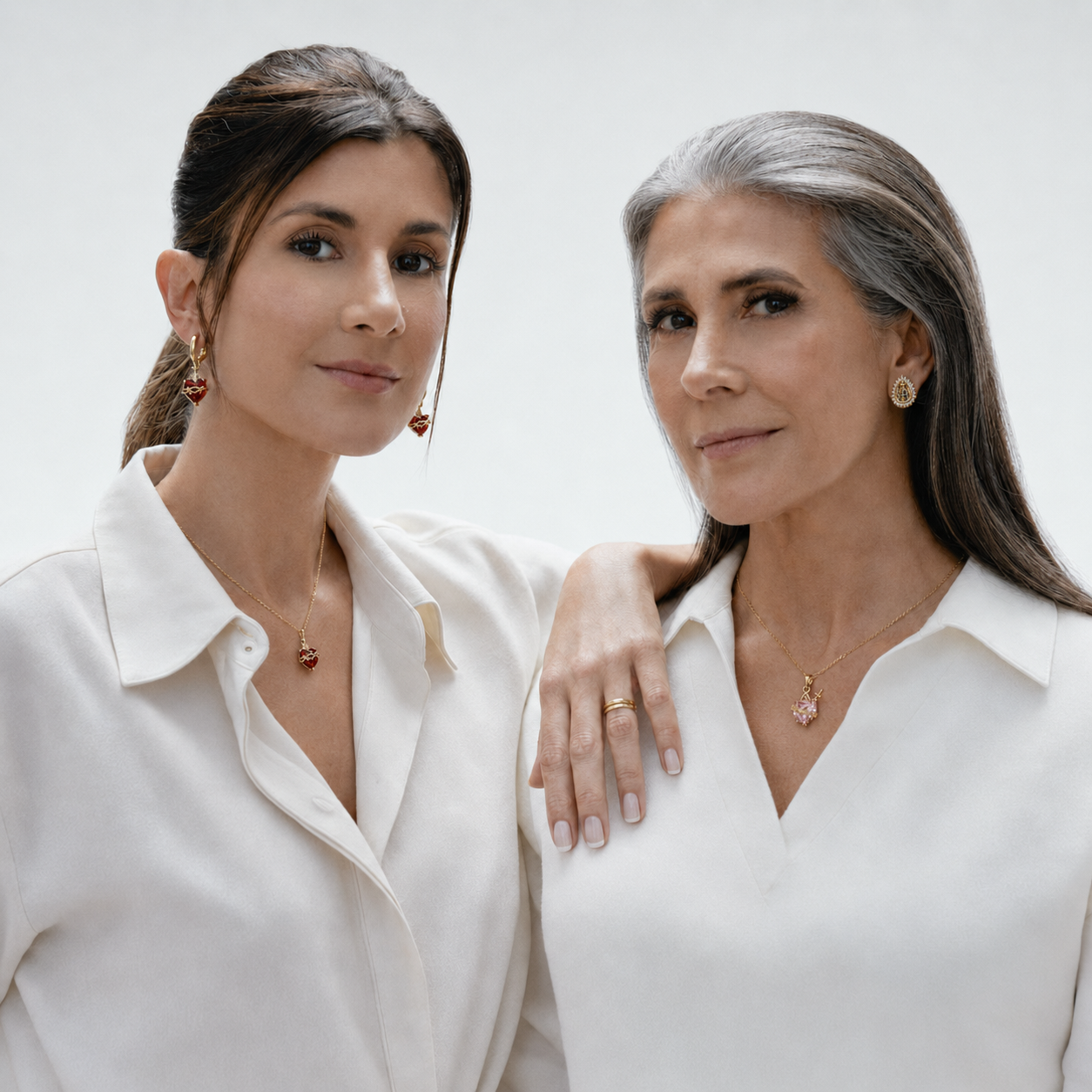 Kit de Collares Sagrado Corazón — Jesús y María