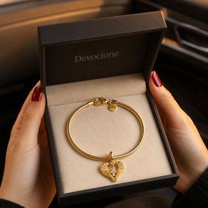 Dije Alas de Ángel  — Baño de Oro 18k