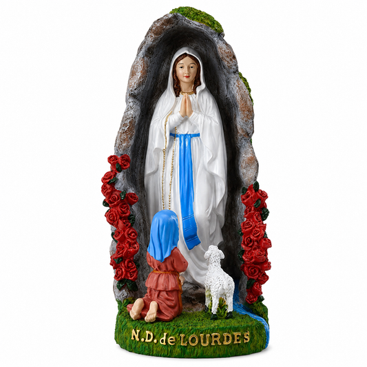 Nuestra Señora de Lourdes — Imagen Sacra de Fe y Devoción