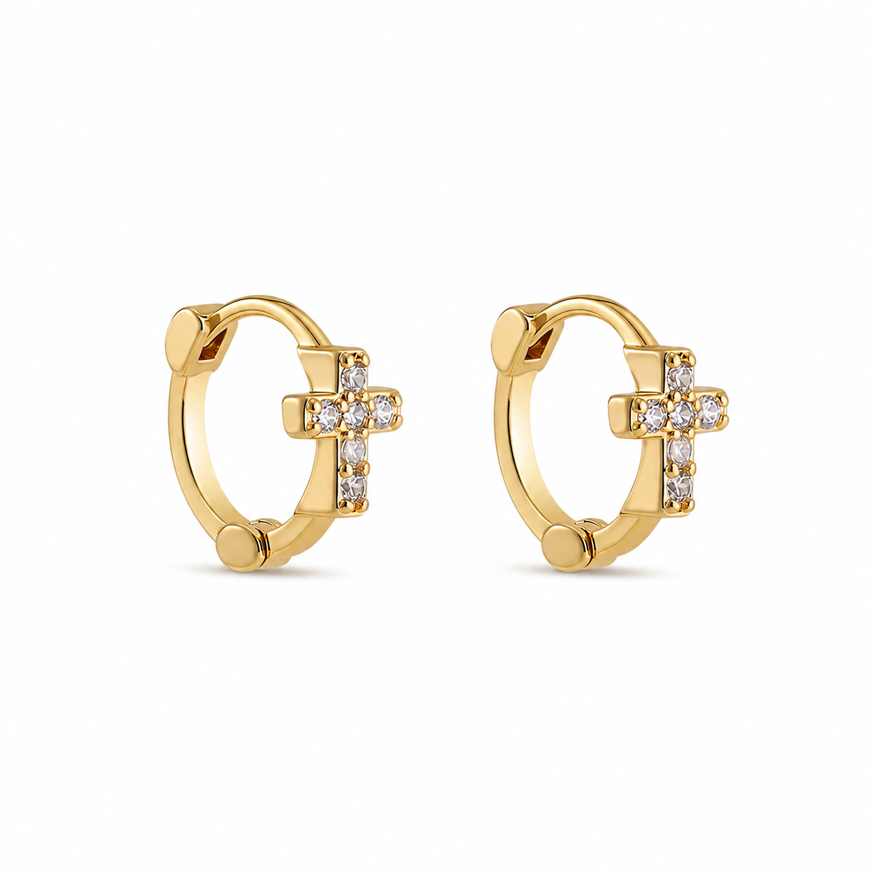 Aretes Brillo de la Cruz