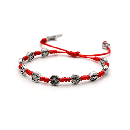 Pulsera San Benito de Protección Escarlata