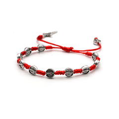 Pulsera San Benito de Protección Escarlata