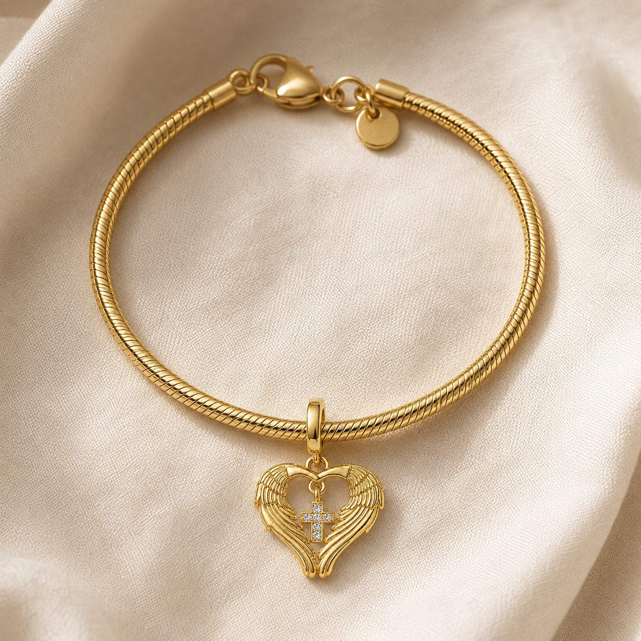 Dije Alas de Ángel  — Baño de Oro 18k