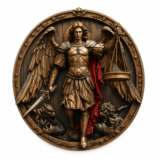 Ángel del Redentor – Placa Decorativa