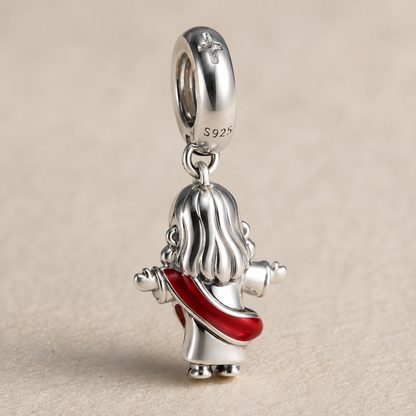 Dije Cristo Rey Resucitado — Plata 925