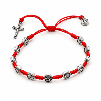 Pulsera San Benito de Protección Escarlata