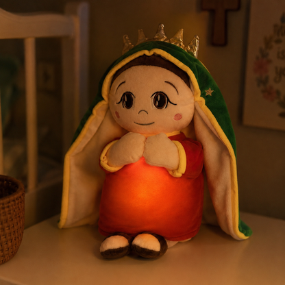 Virgen de Guadalupe con Luz Nocturna