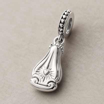 Dije Inmaculado Corazón de María — Plata 925