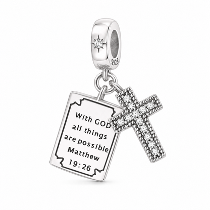 Dije "Con Dios Todo Es Posible" — Plata 925