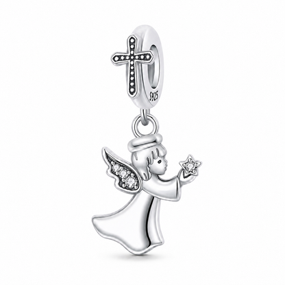 Dije Ángel con Estrella — Plata 925