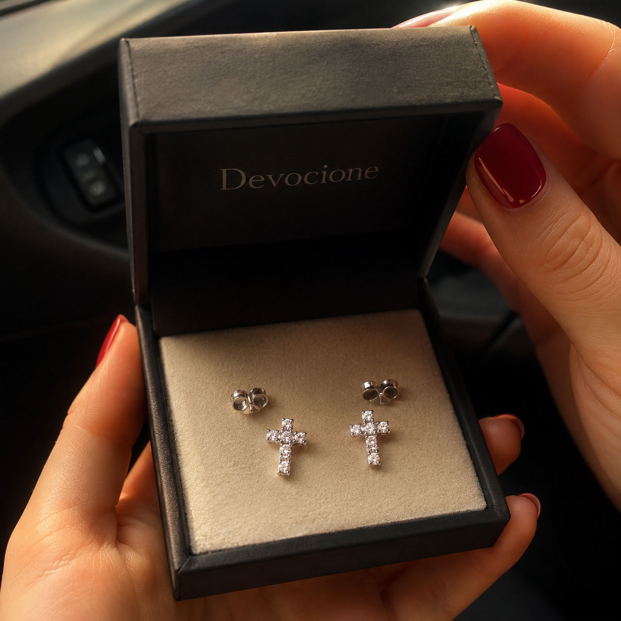 Aretes Fe Brillante