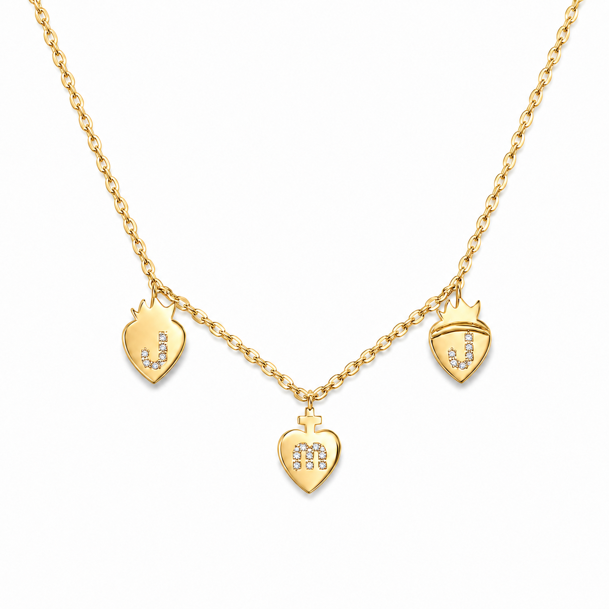 Collar Tres Corazones
