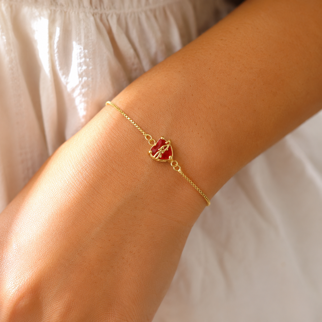 Pulsera Llama del Sagrado Corazón
