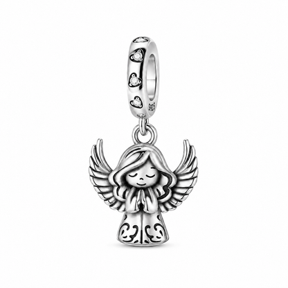 Dije Ángel en Oración — Plata 925