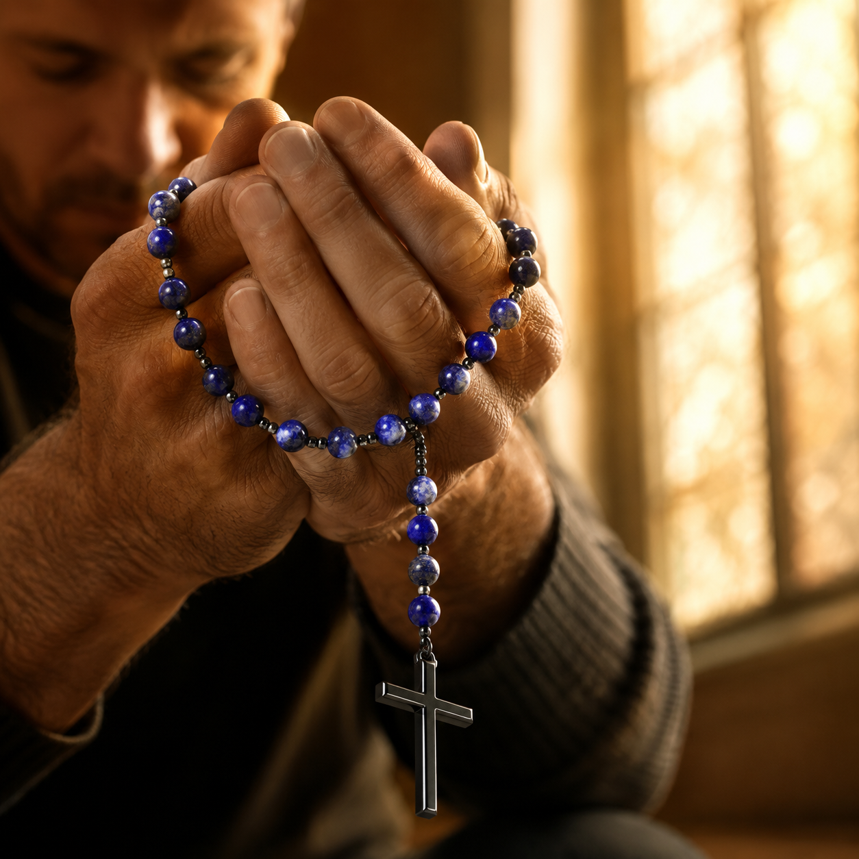 Rosario Lapis Lazuli Divino