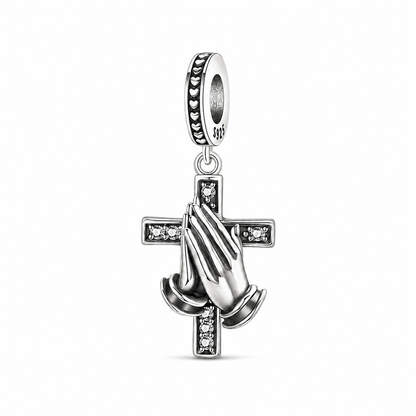 Dije Manos en Oración — Plata 925
