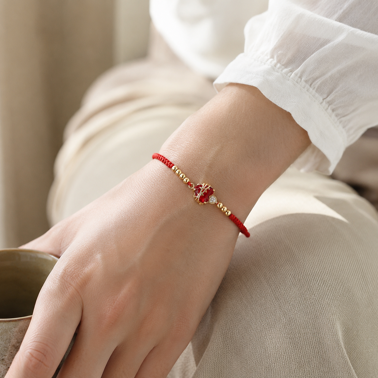 Pulsera Lazo del Sagrado Corazón