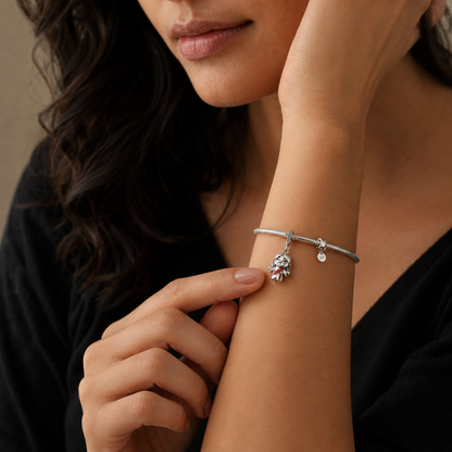 Dije Cristo Rey Glorioso — Plata 925