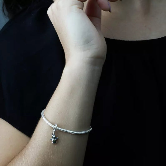 Dije Plata 925 Colgante Ángel de la Guarda Dorado Santo Altar