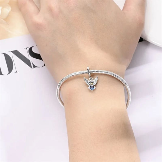 Dije de Plata 925 Colgante Ángel de la Guarda