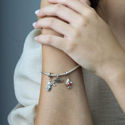 Dije Cristo Rey Resucitado — Plata 925