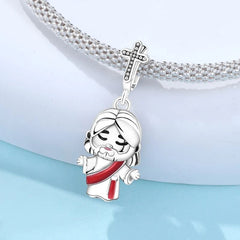 Dije de Plata 925 Pendiente Jesús Cristo