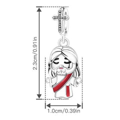 Dije de Plata 925 Pendiente Jesús Cristo