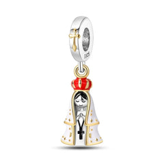 Dije de Plata 925 Colgante Nuestra Señora de Fátima