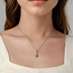 Dije de Plata 925 Colgante Sagrado Corazón de Jesús