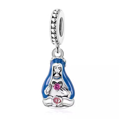 Dije en Plata 925 Inmaculado Corazón de María