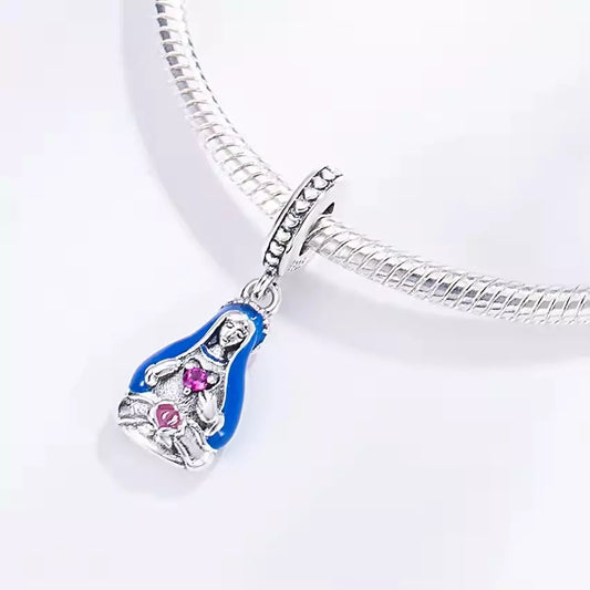 Dije en Plata 925 Inmaculado Corazón de María