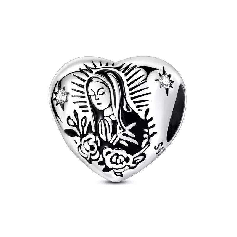 Dije Virgen de Guadalupe Patrona — Plata 925