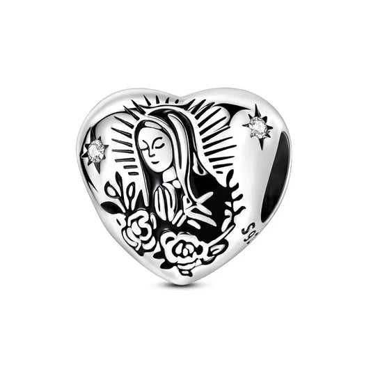 Dije Virgen de Guadalupe Patrona — Plata 925