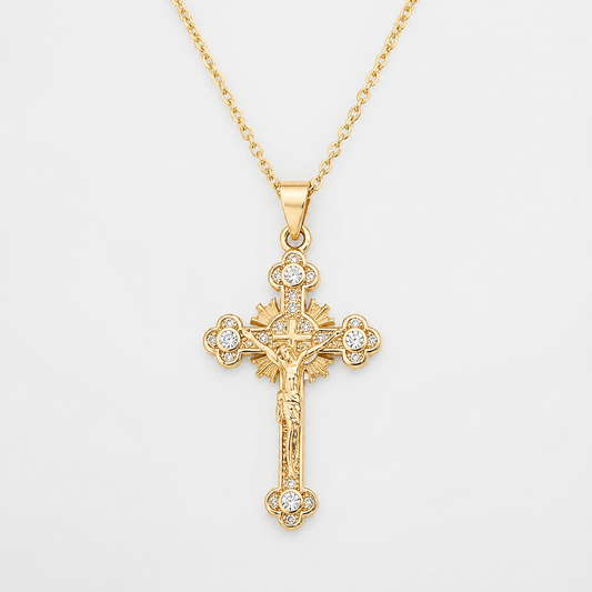 Collar Cruz Radiante