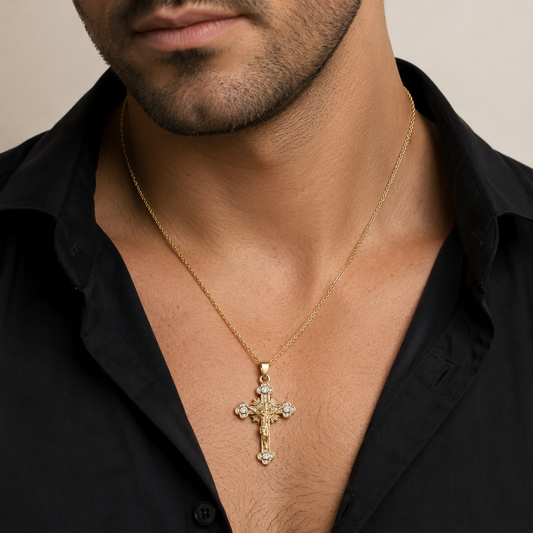 Collar Cruz Radiante